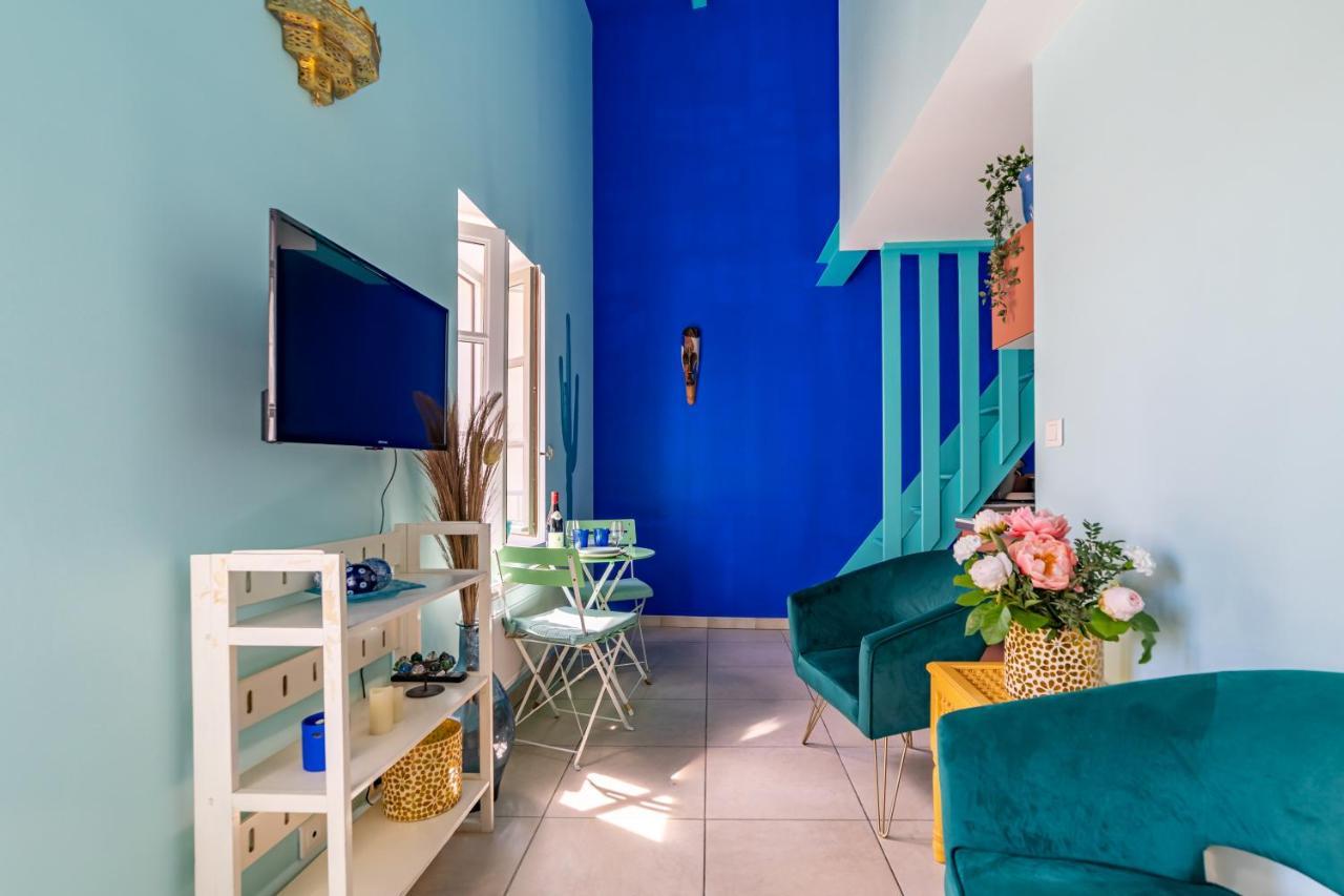 Le Reve Bleu Majorelle - Duplex Sur Les Toits - Une Nuit A Ним Экстерьер фото